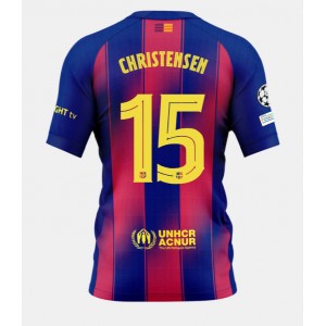 Fotbalové Dres Barcelona Andreas Christensen #15 Domácí Oblečení 2025-26 Krátký Rukáv